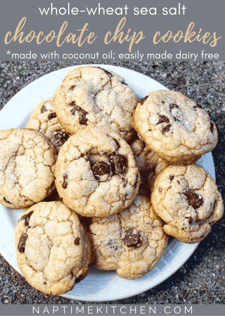 Chewy Coconut Oil Dark Chocolate Chip Oat Cookies {Whole Wheat} - A Kitchen  Addiction