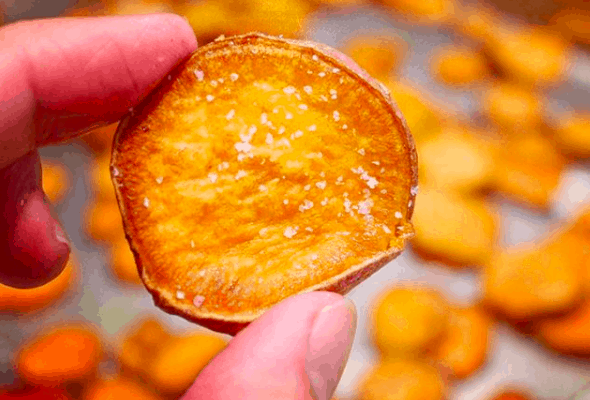 Roasted Sweet Potato Rounds