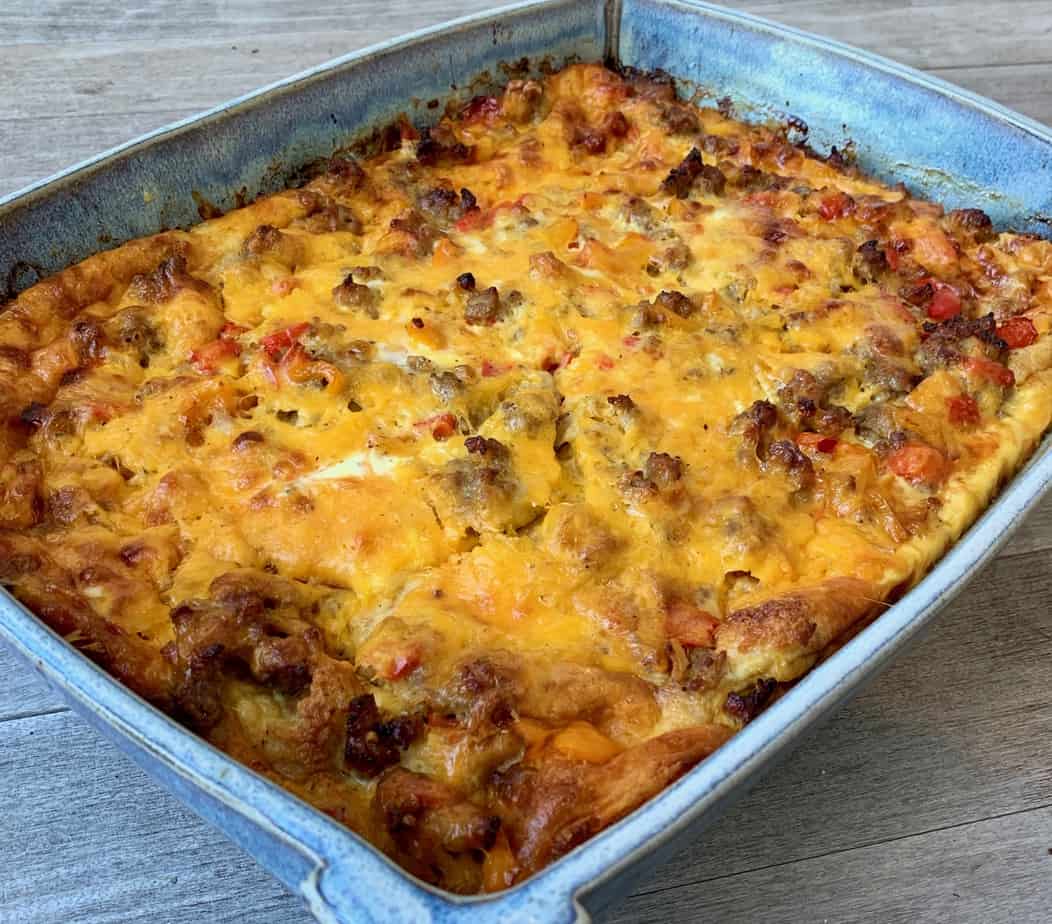 Western Breakfast Casserole (for a crowd) - Naptime Kitchen