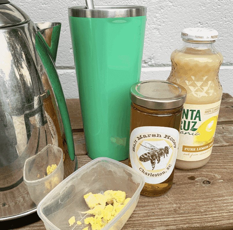 Hot Honey-Lemon-Ginger Water