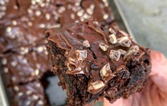 Andes Brownies (using boxed mix)