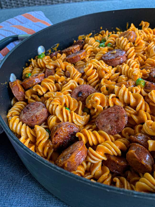 red pepper pasta: 2 new meat editions!