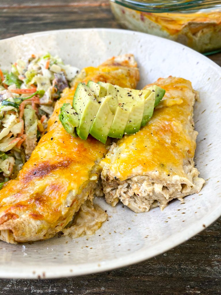 Creamy Chicken Enchiladas (to Freeze Some Or Feed A Crowd) - Naptime 