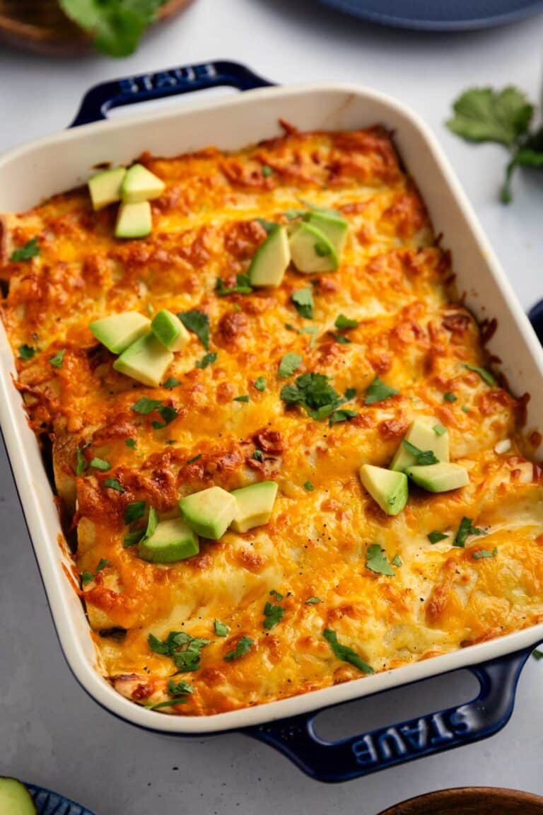 Creamy Chicken Enchiladas (to freeze some or feed a crowd) - Naptime ...