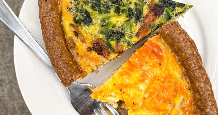 Basic Recipe For 2 Quiches