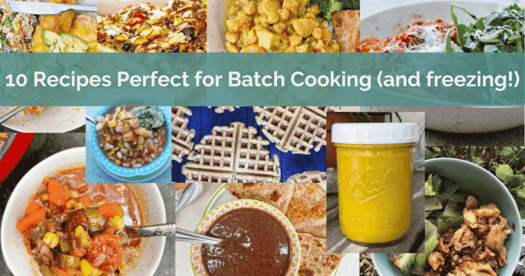 Ten Perfect Meals for Batch Cooking and Freezing