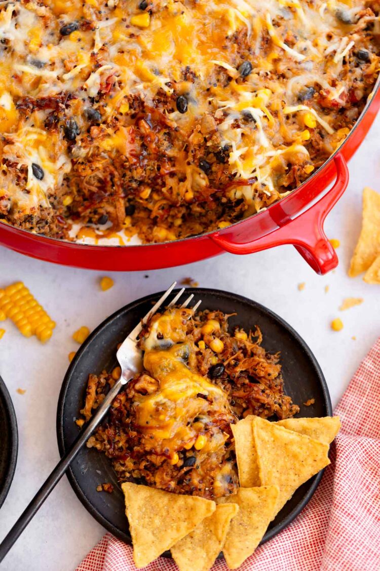 Barbecue Chicken Quinoa Casserole - Naptime Kitchen