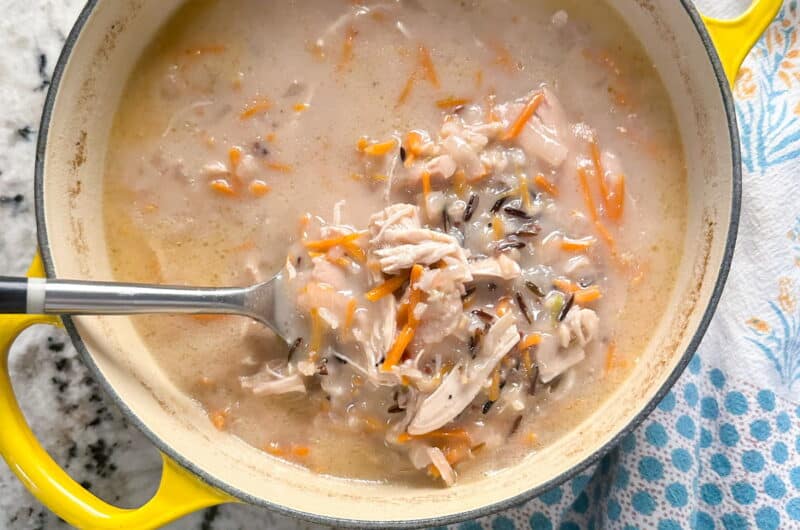 Coconut Lime Wild Rice Soup 